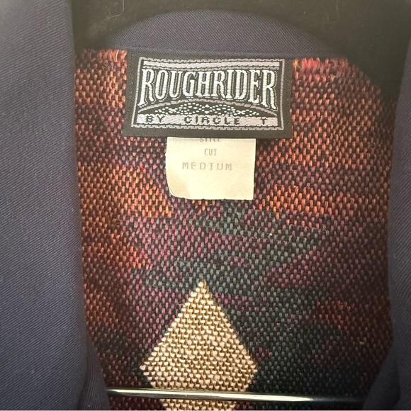 Vintage Aztech rough rider western vest M - Picture 3 of 4